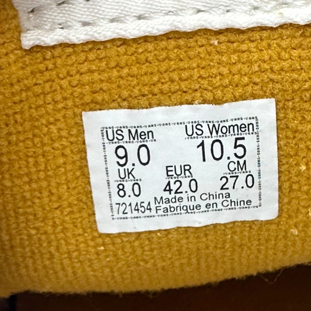Vans 721454 Mens 9 Women 10.5 Sk8-Hi 'Honey Gold Marshmallow' VN0A4BV622L Shoes